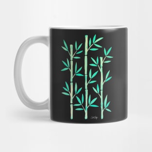 Turquoise Bamboo Mug